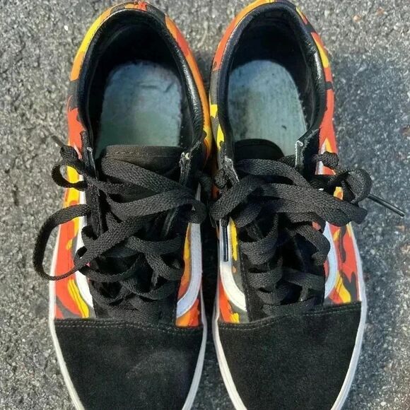 Vans Old Skool Pop Camo Orange - Picture 2 of 5